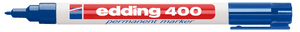 EDDING 400, Filzschreiber Blau, Schriftbreite 1.0mm - Auszeichnen