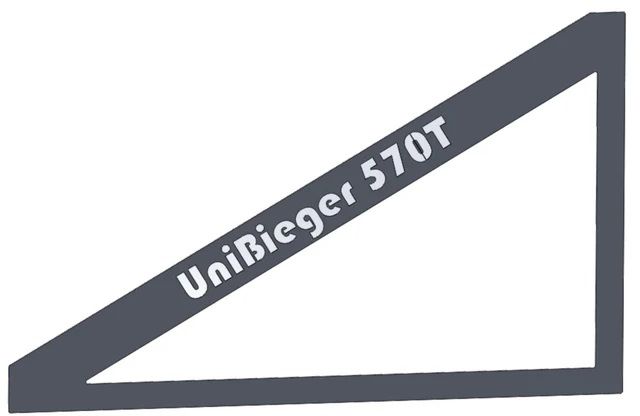 UniBieger Anreiss Dreieck 570T 570mm - Spenglerwerkzeuge