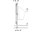 Urinal-Element Universal, Typ 112/130 Keramik int.Urinalsteuerung 111.628.00.2 - Geberit-Duofix