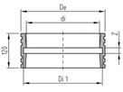 Schachtfutter mit Dichtung NW: 200mm - Schachtfutter