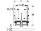 Wandbidet-Element 461.531.00.1 - Geberit-GIS