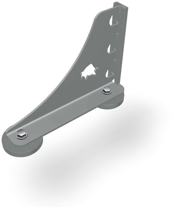 PREFA Haken für Schneerechensystem 07 P.10 Hellgrau VE 10 Stk. 120192 - PREFA Dachsysteme