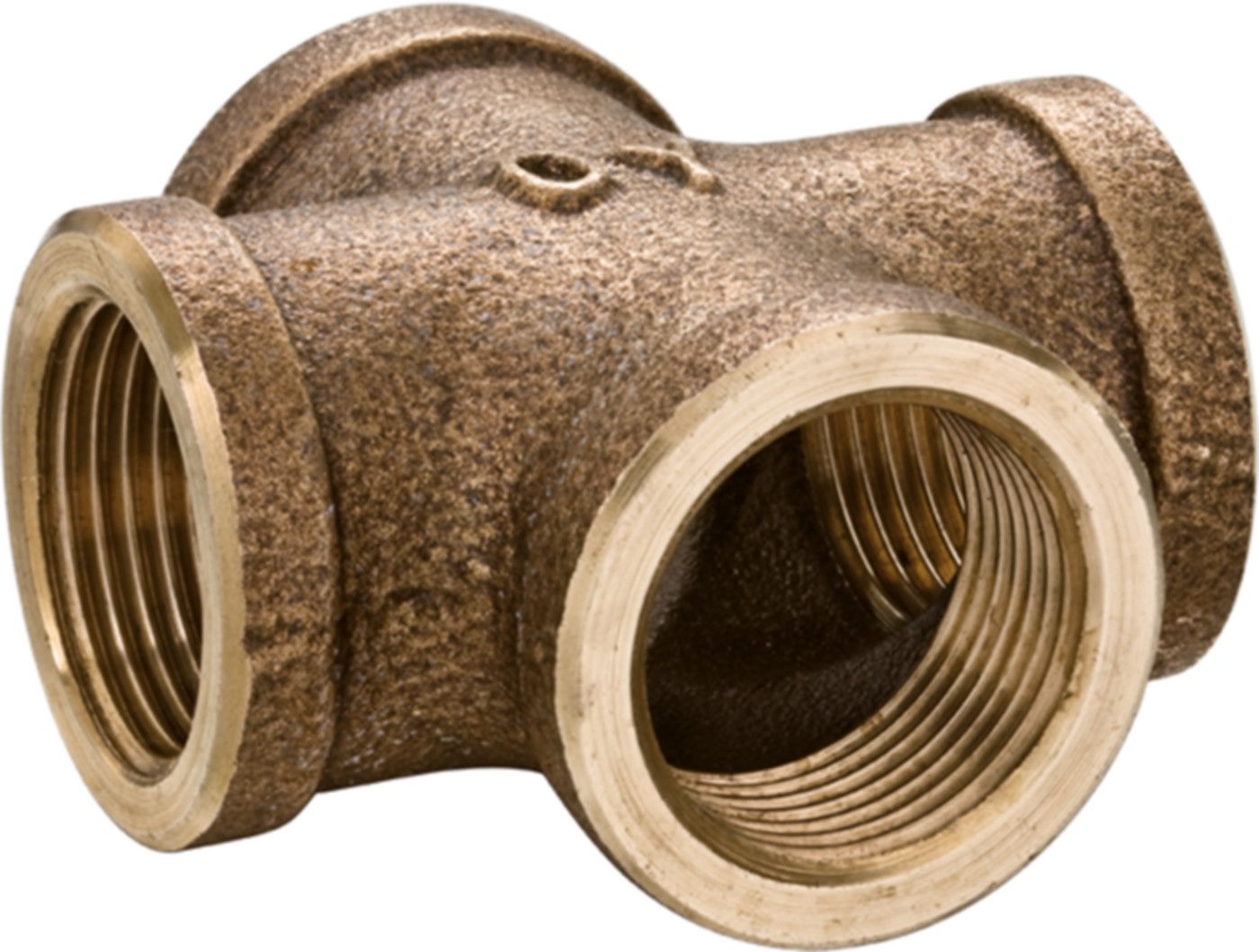 Kreuz 8180 1/2" - Rotguss-Gewindefittings