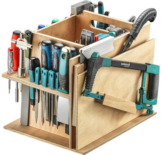 TECHNOCRAFT L-BOXX Werkzeugkiste WOODY BOXX 81 tlg. , Basic Schreiner Werkzeug - Schlüsselwerkzeuge