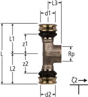 T-Stücke NUSSBAUM Optiflex-Flowpress