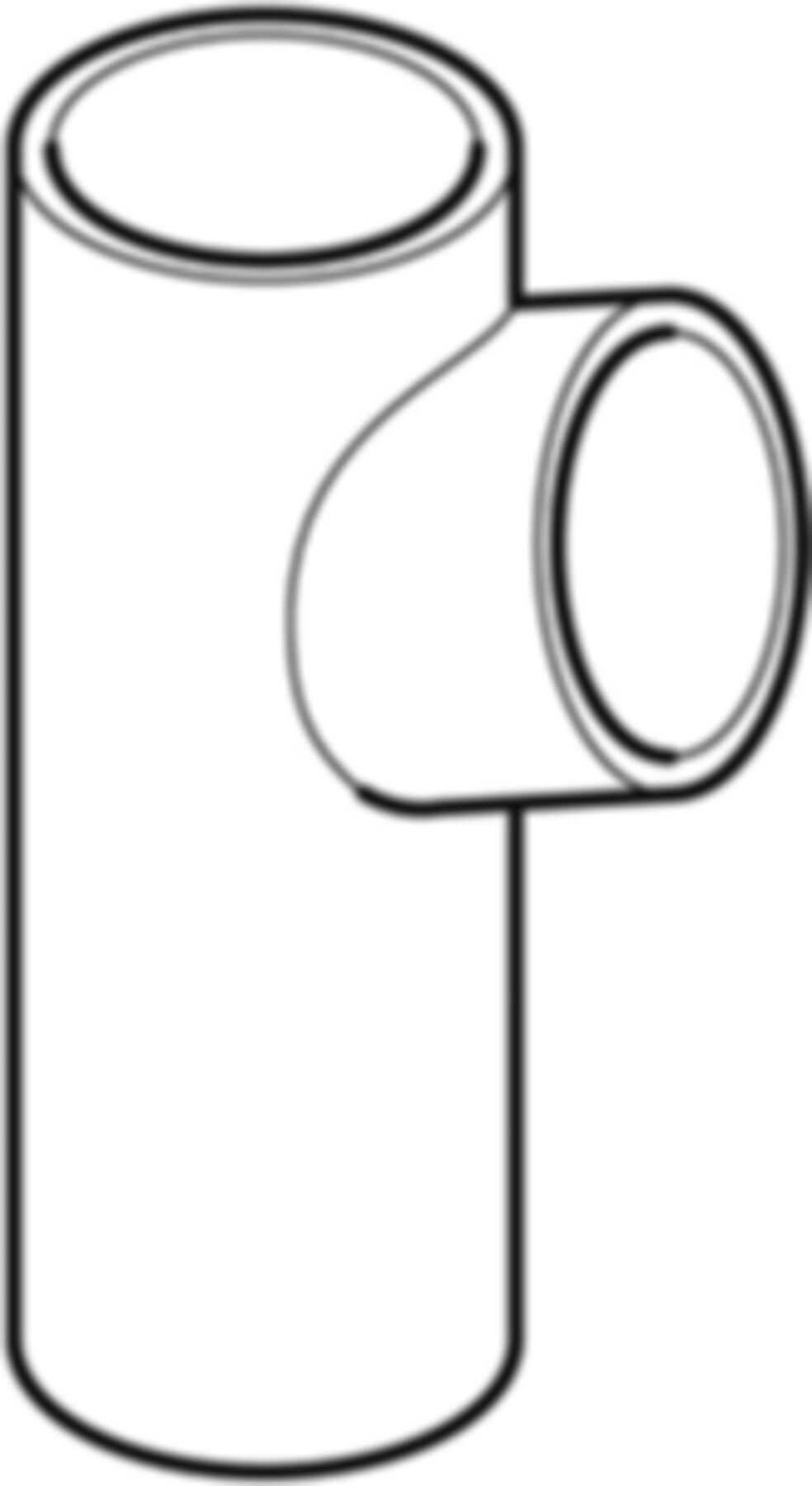 Abzweig 88,5° d 90/ 50mm 366.162.16.1 - Geberit-PE-Formstücke