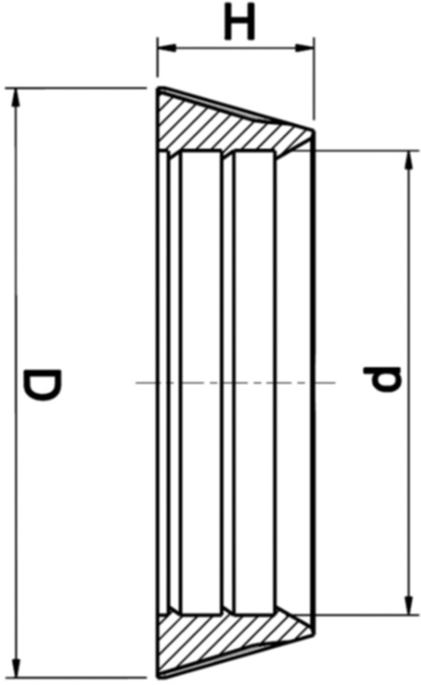 Klemmring für Steckmuffe 10003 d 40mm - Plasson-Steckfittinge