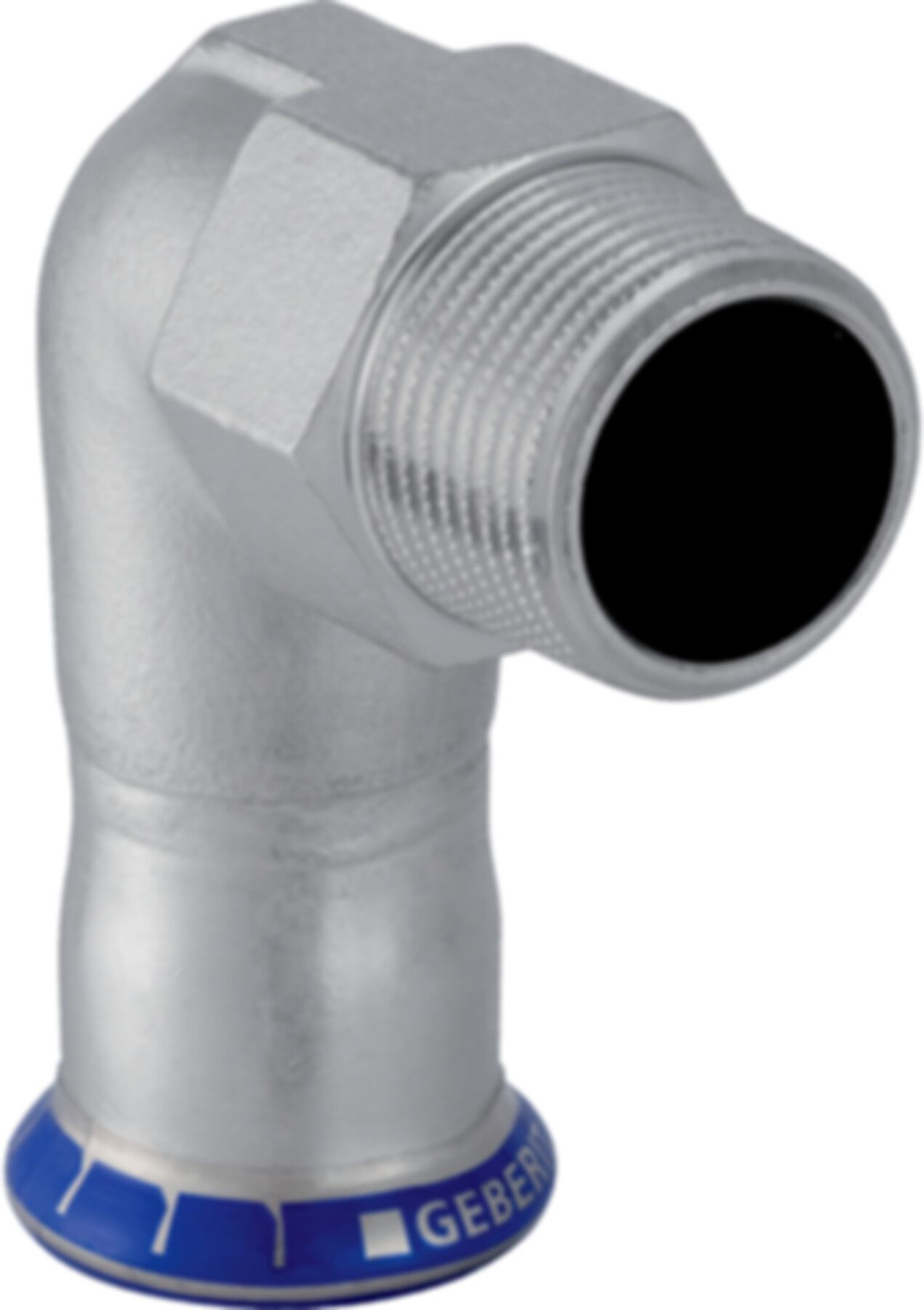 Übergangswinkel 90° m/AG 15mm-1/2" 33833 - Mapress-Sanitär-Presssystem-Formstücke