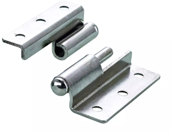 Hettich Möbelband Rechts, vernickelt, gekröpft, 50 x 38mm, à 2 Stk - Diverse Möbelbeschläge und Zubehör