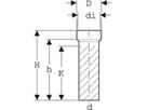 Bodenklosett-Stutzen 367.885.16.1 d 110/120mm - Geberit-PE-Formstücke
