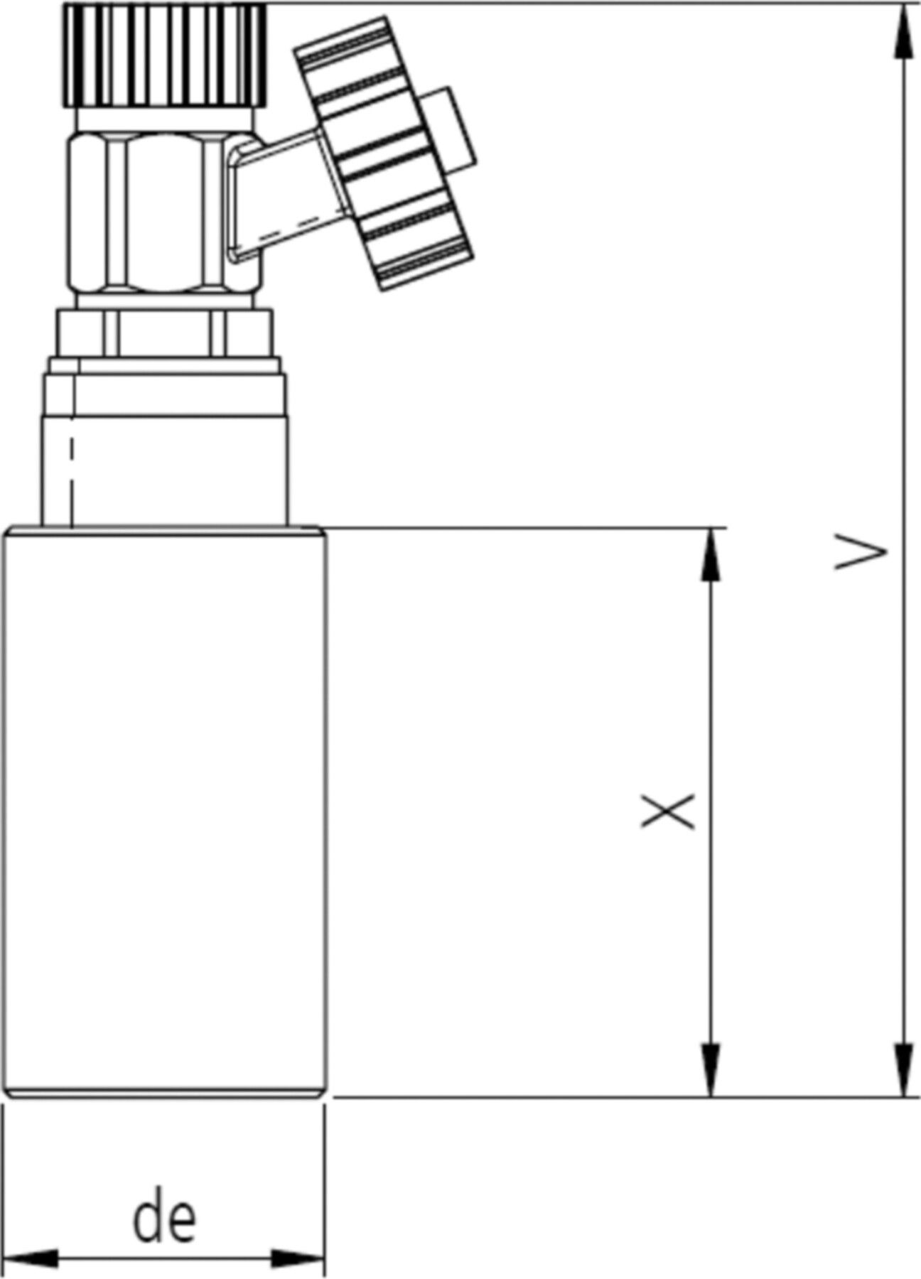 Entlüfterkappe 63 SDR11 1/2" 06.8101 - Haka-Erdwärmetechnik