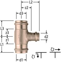 T-Stücke NUSSBAUM Optipress-Aquaplus