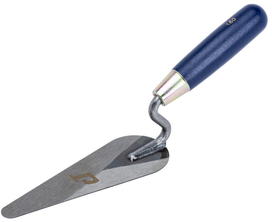 CRAFT TOOLS Katzenzunge Stahl L=160mm , blaues Holzheft - Gartenbauwerkzeuge