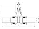 Schieber mit PE-Spitzenden Fig. 5460 DN 200 / d 250mm - Von Roll Armaturen