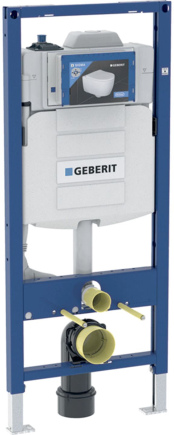 Wand-WC-Element Sigma Typ 120 111.057.00.2 mit Hygienespülung HS30, mit 1 Wasseranschl. - Geberit-Duofix