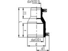 Reduktion  MOP Wasser 16bar/Gas 10bar d 25/20mm - Agruline Elektroschweiss-Fittinge