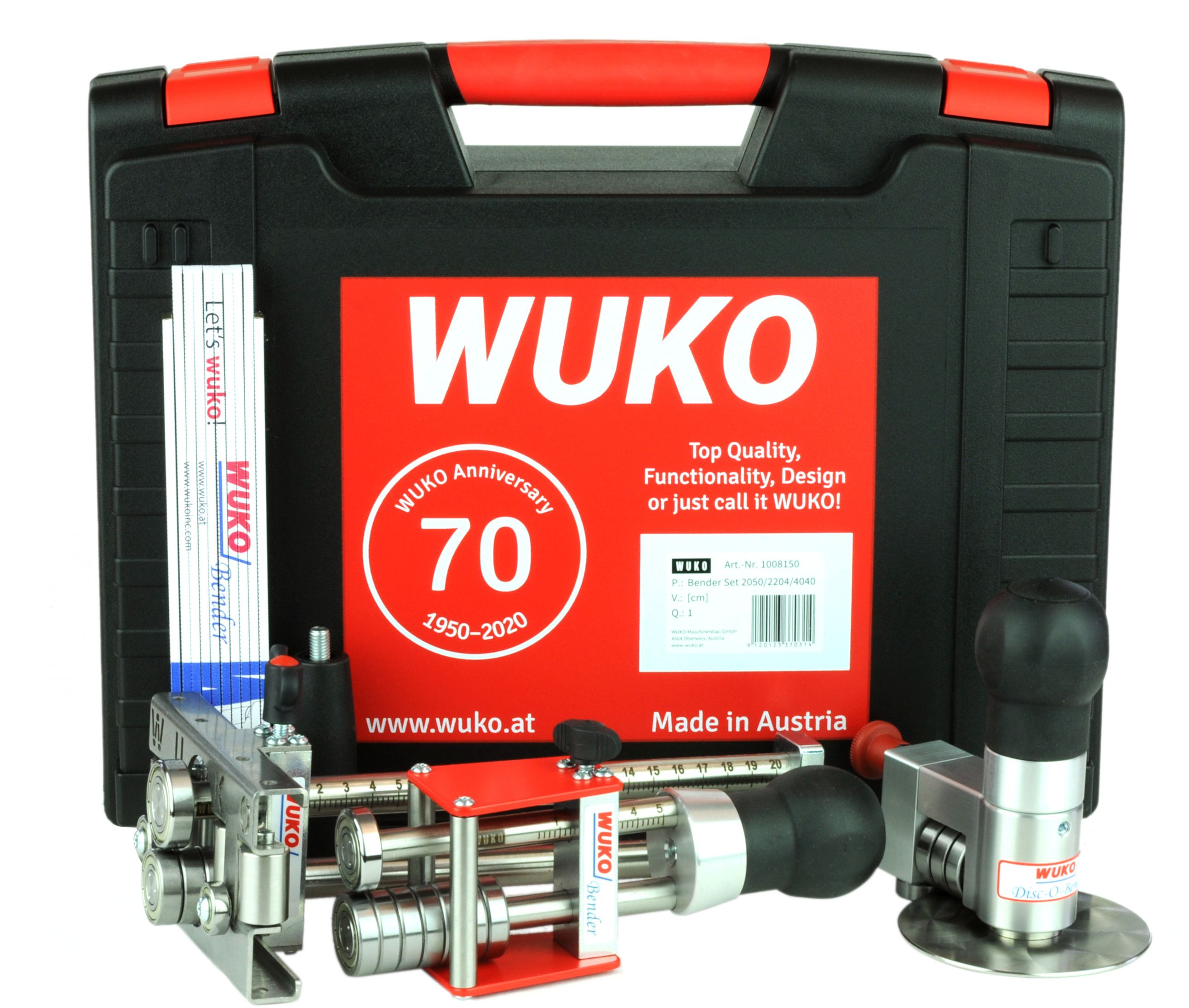 WUKO Bender Jubiläumsset 75 Jahre 2050/2204/4040 - Spenglerwerkzeuge