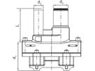 Druckanbohrarmatur DAP (Karton à 12 Stk.) d 110/50mm 615 606 - Frialen Elektroschweissfittinge