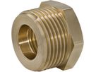 Messing-Red-Nippel 1"- 3/4" flachdichtend, kurzes Gewinde - Messing-Gewindefittings