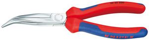 KNIPEX Telefonzange, gebog., verchromt 2625, L= 200mm, Mehrkomp.-Griffhülle - Zangen, Schneiden