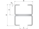 Montageschiene R2 20x34mm 2M 50011 - Flamco-Rohrschellen