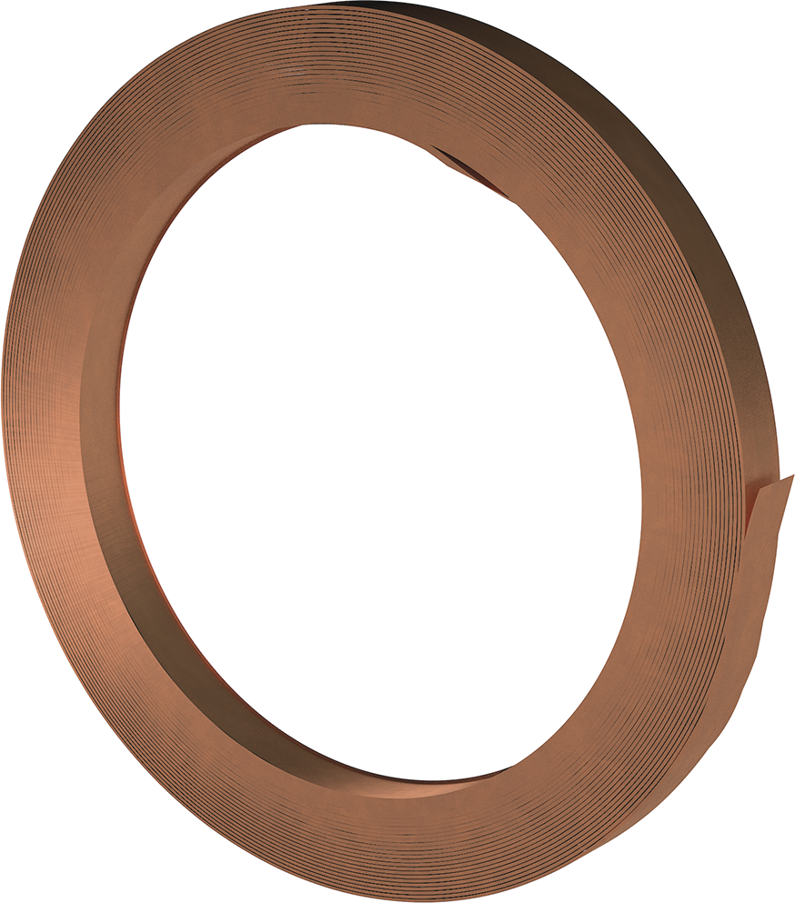 Erdungsband 30.0/3.0 mm Rolle a ca. 25 kg (0.801 kg/m) - Kupfer Lochbleche/ Streckmetalle/ Erdungsband