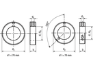 Stellringe ohne Gew-Stift Stahl BN868 DIN705A 50 - Bossard Schrauben