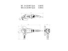 Winkelschleifer WEA 24-230 MVT Quick Ø 230mm, 2400W, 6600/min - Metabo Elektrowerkzeuge