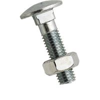Flachrundschr mit 6-kt Mu St vzb BN248 DIN603MU M8x60 - Bossard Schrauben