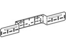 Montageplatte 2fach, abgesetzt 100/153mm 650.732.00.2 - Geberit-Push Fit-Formstücke