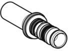 Übergang 16mm-15mm 601.508.00.5 auf Mapress Steckende - Geberit-Mepla-Formstücke