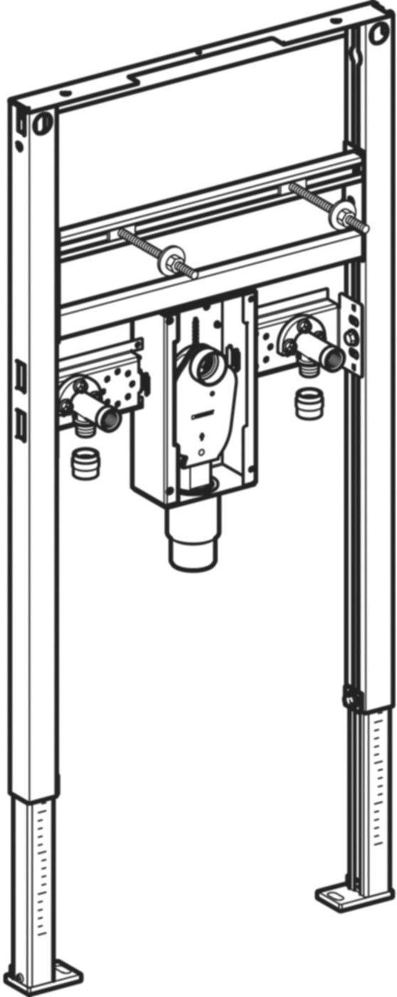 Waschtisch-Element mit UP-Sifon Typ 98/82 111.547.00.2 - Geberit-Duofix