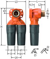 Doppeldosen NUSSBAUM Optiflex-Profix