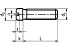 Zyl-Schr kl Kopf und Schlitz St vzb BN404 M2x2 - Bossard Schrauben