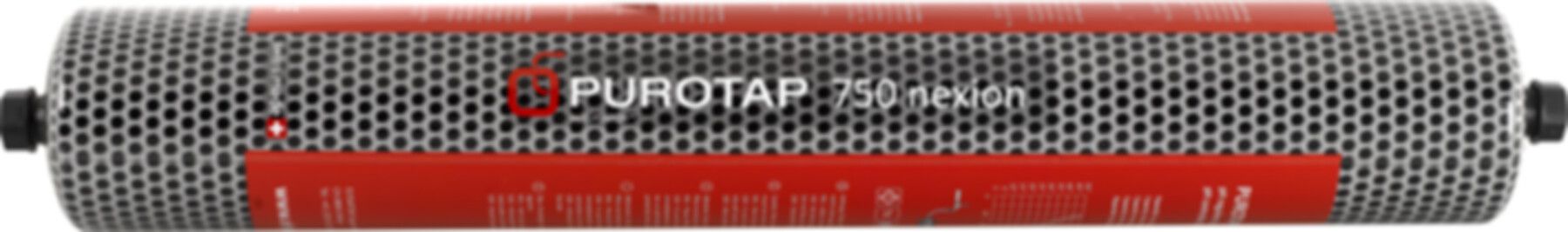 Einwegpatrone 100x750 mm Purotap 1000 Kapazität 15000 L 1°fH / 750 L 20°fH 100853 - Elysator Heizungswasseraufbereitung