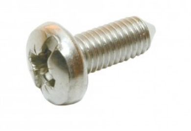 Schraube mit Spitze, rostfrei M8 x 20mm, Art. 632.200 - Drahtgeflecht und Zubehör