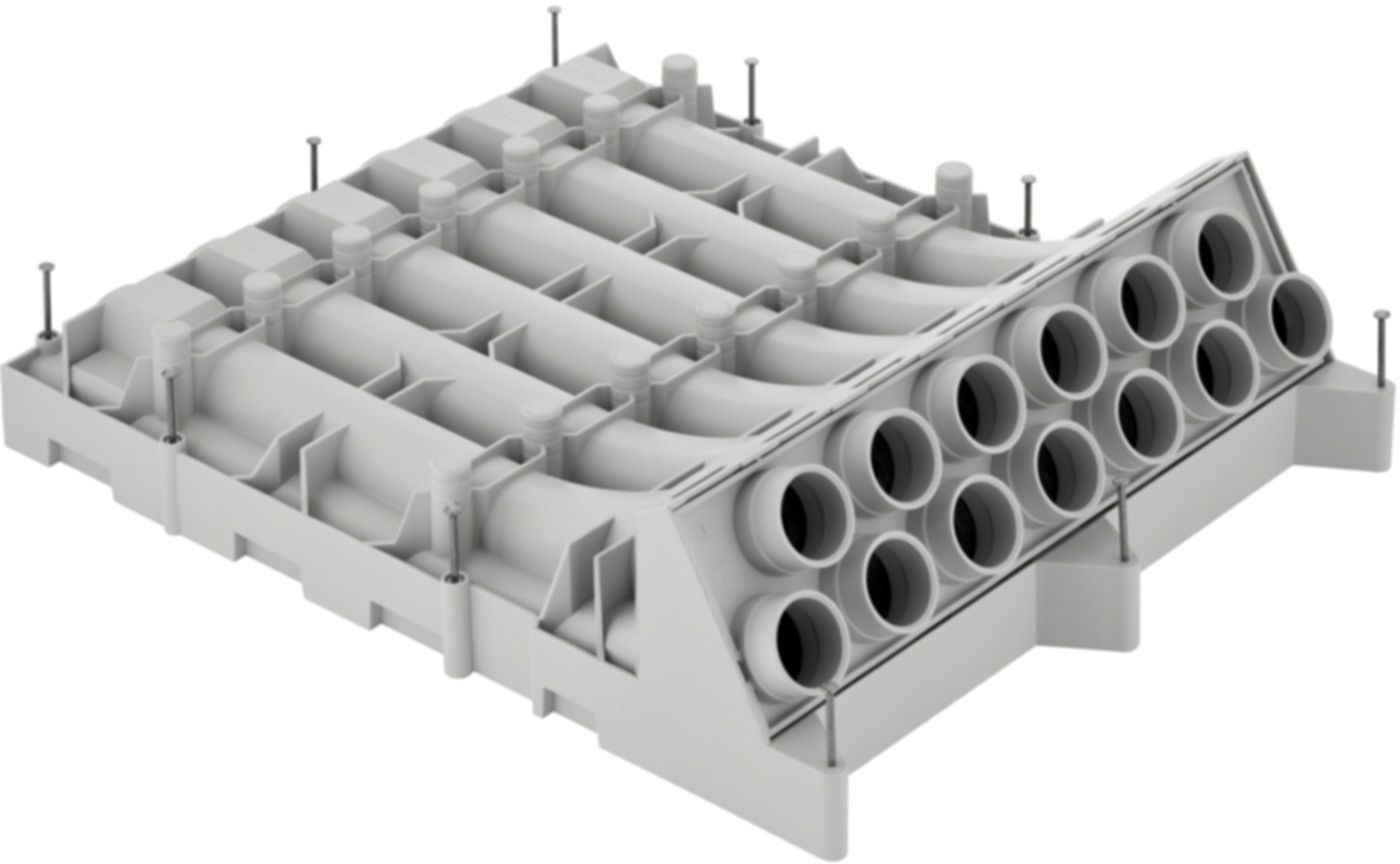 Schalungskasten mehrfach 14/16/20mm 651.401.00.1 - Geberit-Push Fit-Formstücke