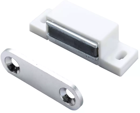 Hettich Magnetschnäpper weiss, 15 x 14mm, Haltekraft 5kg, à 4 Stk - Diverse Möbelbeschläge und Zubehör