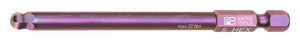 PB Innensechskant-Bit, GR. 5 E 6,3 (1/4"), mit Kugelkopf, Winkel bis 22° - Steck- und Drehmomentschlüssel