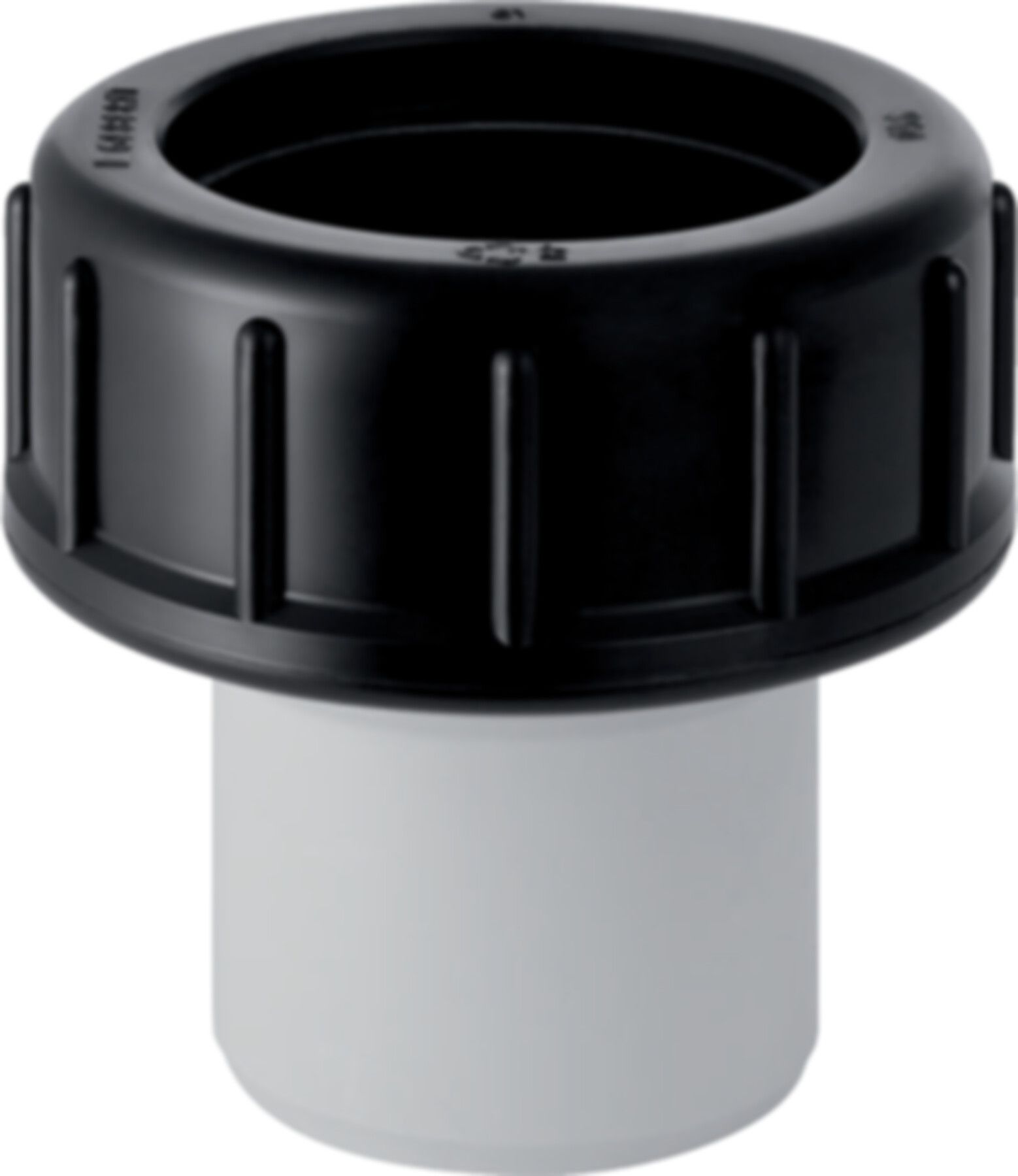 Stutzen mit Verschraubung zum Kleben d 56mm - 60mm 359.423.00.1 - Geberit-PE-Formstücke