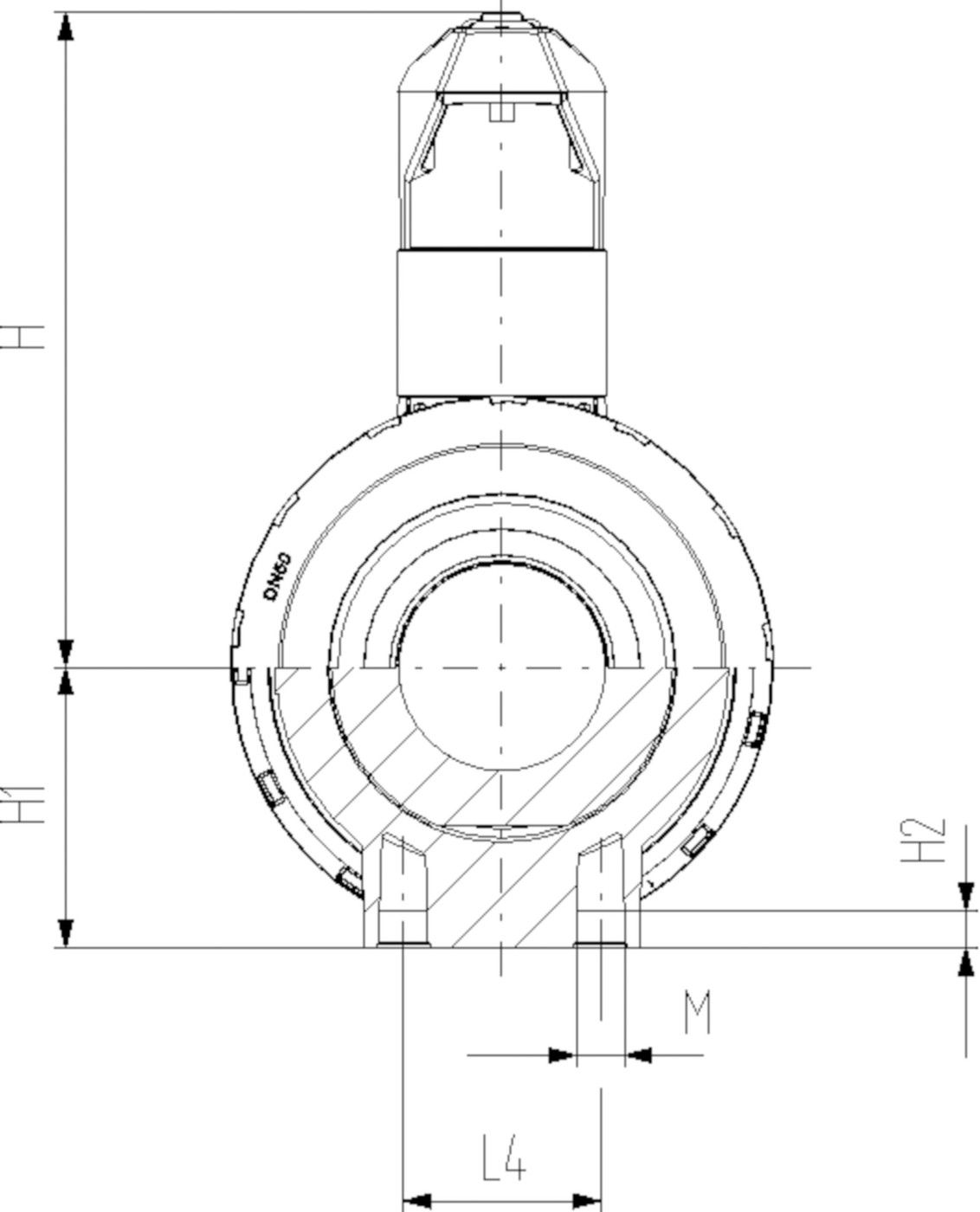 COOL-FIT Kugelhahn Typ 546 handbet. 90mm beidseitig Stutzenfitting 138 546 313 - GF COOL-FIT 2.0