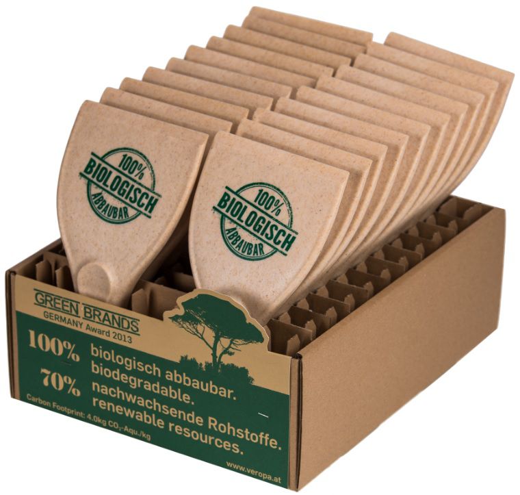 Eiskratzer Style Bio braun, biologisch abbaubar - Reinigung