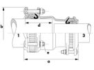 Reduzierkupplung, zugfest, Typ 3107 DN 100 x 80 709 405 224 - GF Waga-Multi/Joint