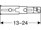 Set Fussbefestigung an Rückwand 13-24 cm Set à 2 Stück 111.064.00.1 - Geberit-Duofix