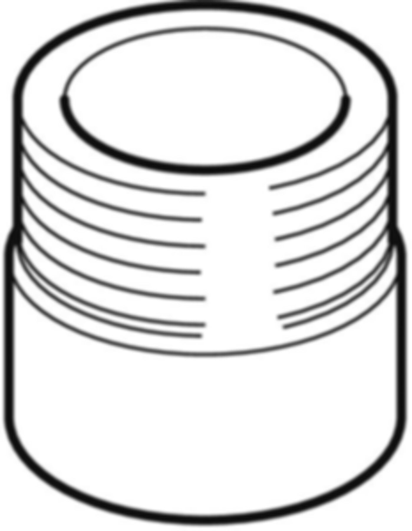 Anschweissende mit Aussengewinde d 56mm - 2" 363.728.16.1 - Geberit-PE-Formstücke
