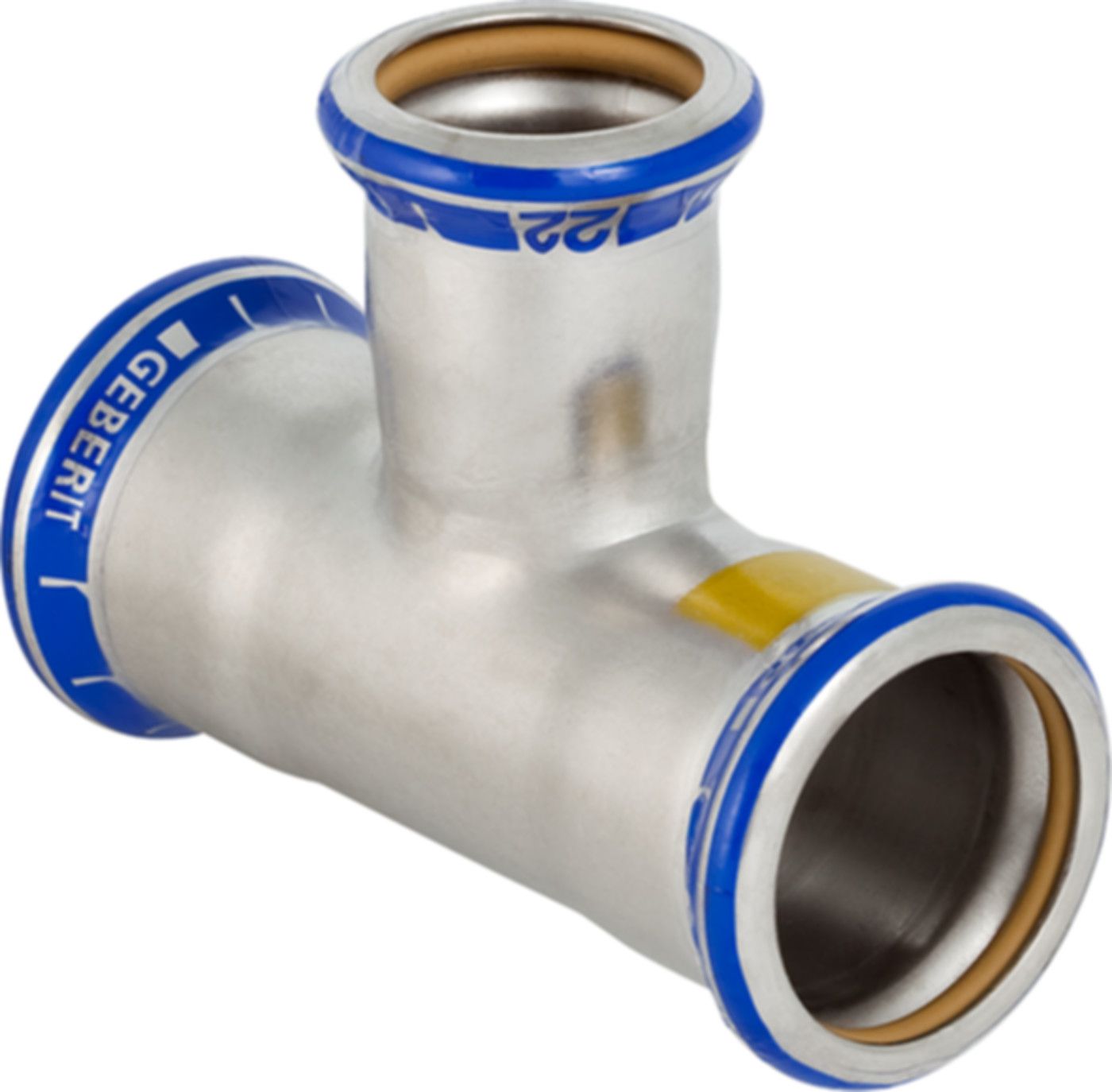 T-Stück reduziert 28-18-28mm 34039 - Mapress-Gas-Formstücke
