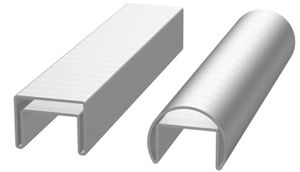 Abdeckprofil Rund 1.4301 L=6000mm , Glasdicke 21/25mm , Ø42,4mm - INOXTECH-Handlauf-/Geländer-System