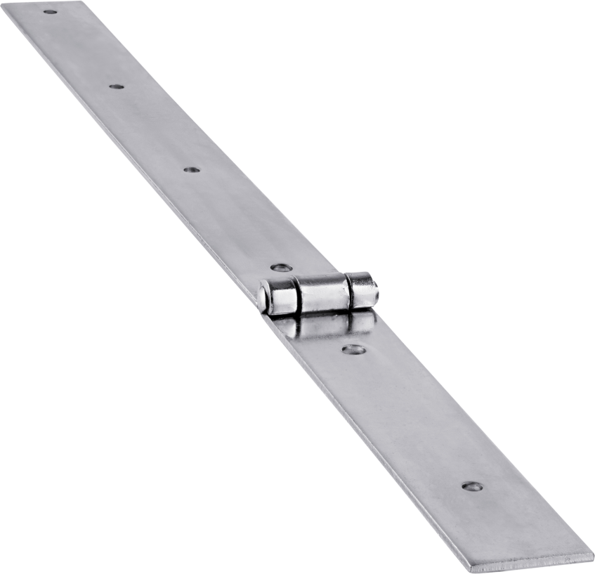 CHARMAG Kistenscharnier, ungleichschenklig HxB=40x600mm, verzinkt - Scharniere, Verschlüsse und Zubehör