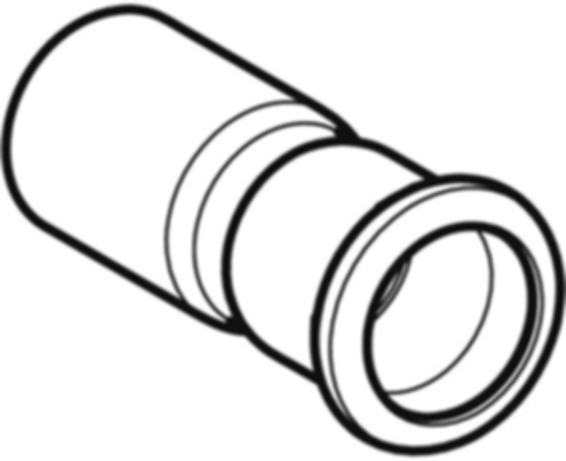 Reduktion m/Steckende 28-22mm 32309 - Mapress-Sanitär-Presssystem-Formstücke