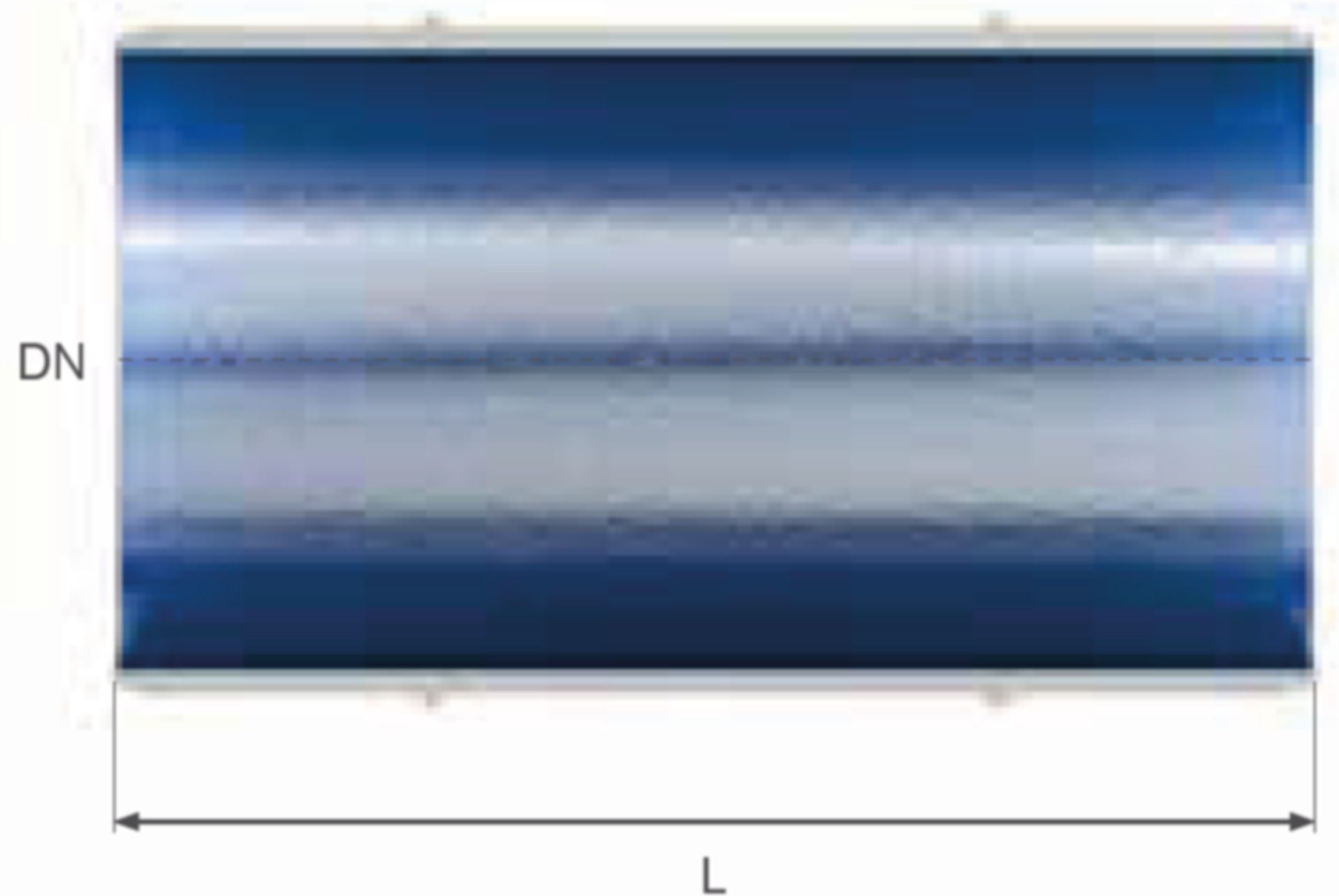 Glattrohr mit 2 Schweisswulsten L=400mm DN 100 - TRM Swiss Steckmuffenformstücke VRS-T